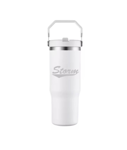 30oz Flip-Straw Tumbler White